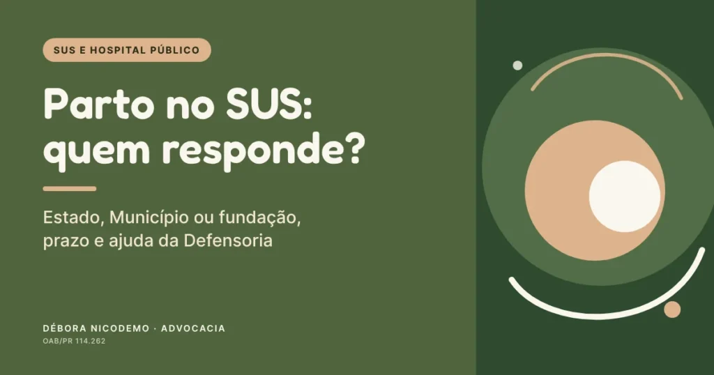 Capa do artigo sobre violência obstétrica em hospital público e quem responde