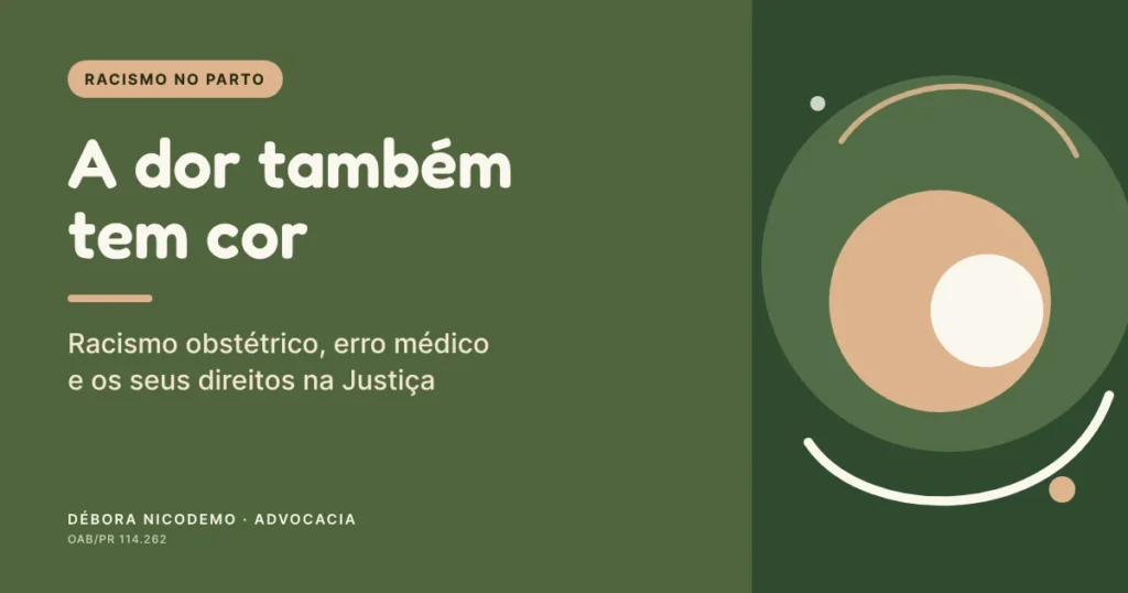 Capa do guia sobre violência obstétrica, racismo obstétrico e erro médico: direitos da gestante negra e como agir